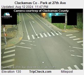 Traffic Cam Clackamas Co - Park at 27th Ave